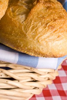 freshly baked golden bread ready for some butter