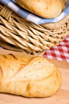 freshly baked golden bread ready for some butter