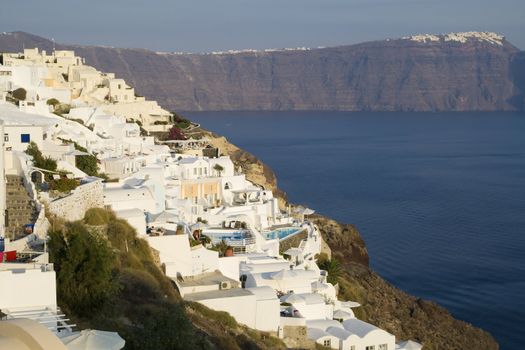 Santorini Island - summer holiday destination in Greece