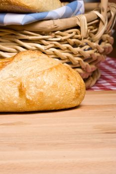 freshly baked golden bread ready for some butter