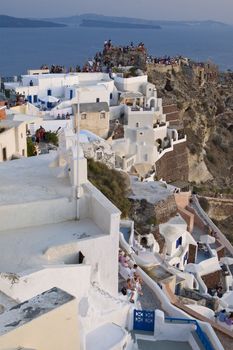 Santorini Island - summer holiday destination in Greece