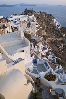 Santorini Island - summer holiday destination in Greece