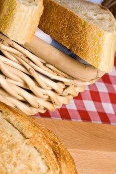 freshly baked golden bread ready for some butter