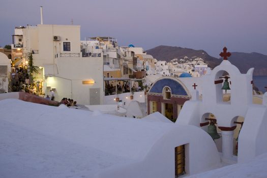 Santorini Island - summer holiday destination in Greece