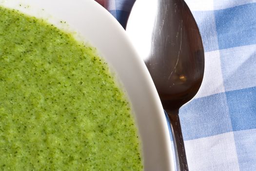 fresh homemade broccoli soup a wonderfully healthy dish