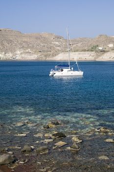 Santorini Island - summer holiday destination in Greece