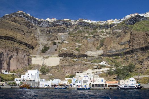 Santorini Island - summer holiday destination in Greece