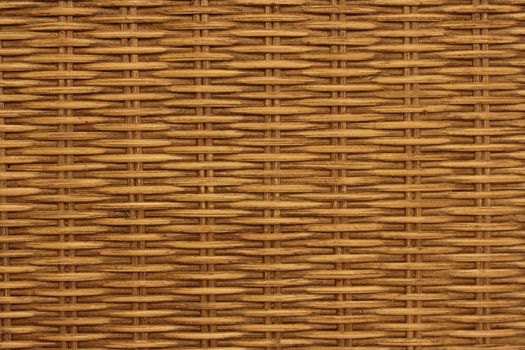 Brown close up of a basket weave background 