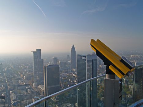 View over the City of Frankfurt
