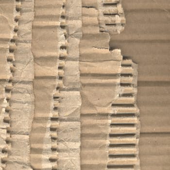 Brown corrugated cardboard sheet background