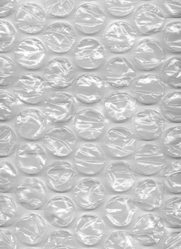 Plastic air bubble wrap background