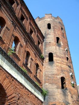 Porte Palatine Roman gates, Turin, Italy