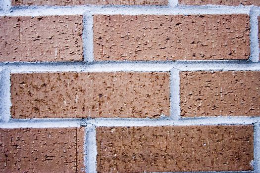 red brick and mortar background close up with good detail