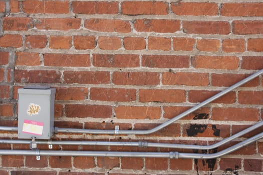 Close up of bricks/concrete. Would make a great background.