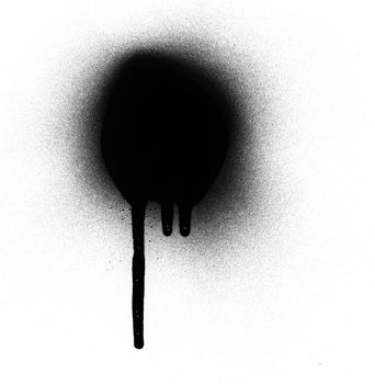 Drips and spray paint on a whit background. Great for that urban look.