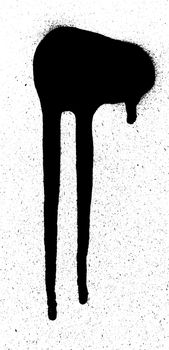 Drips and spray paint on a whit background. Great for that urban look.