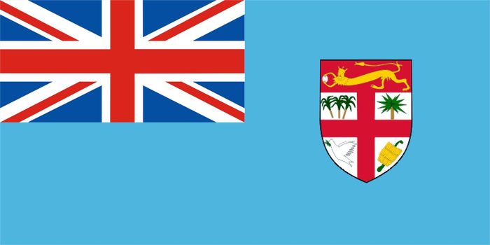 2D illustration of Fiji Flag