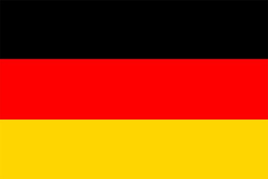 2D illustration of the flag of Germany vector