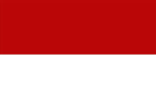 Flag of Indonesia national country symbol illustration