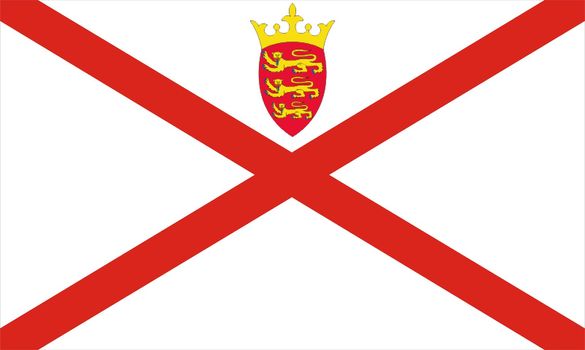 Very large version of a Jersey flag