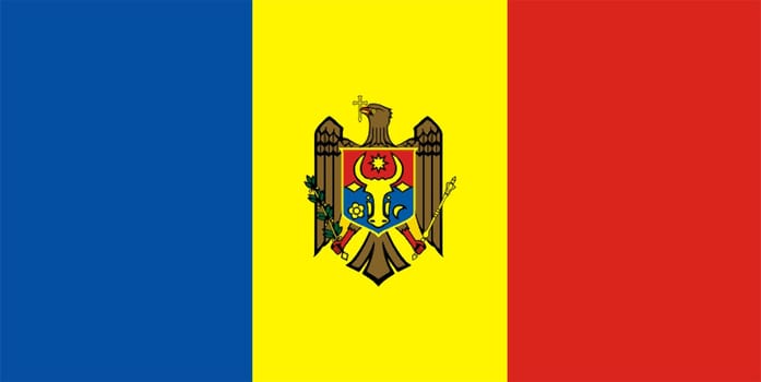 Very large version of a moldovan flag