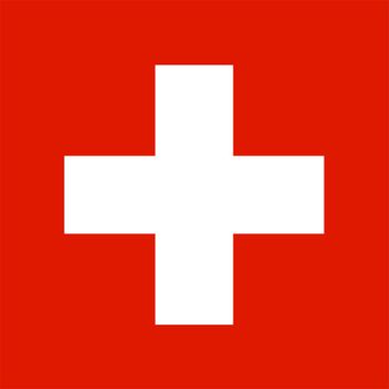 2D illustration of the flag of Switzerland
