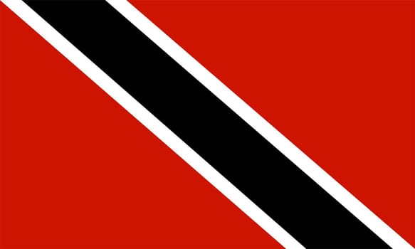 2D illustration of the flag of Trinidad and Tobago