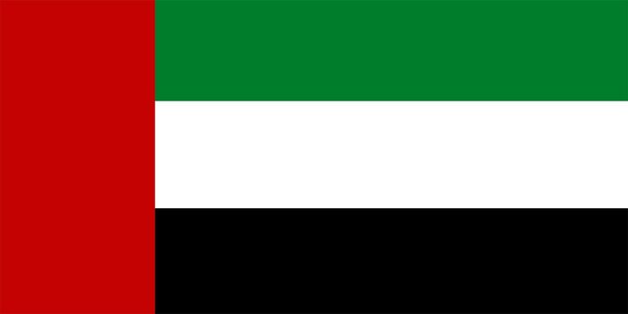 2D illustration of the flag of United Arabia