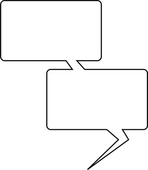 Thought or speech bubble. Could be used as a text space or in a comic strip