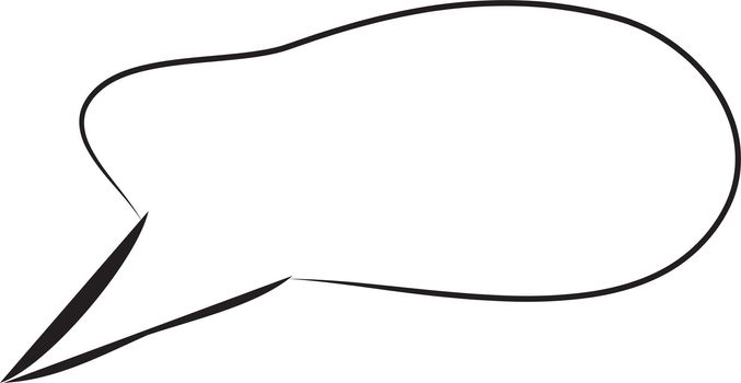 Thought or speech bubble. Could be used as a text space or in a comic strip