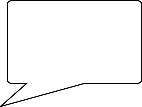 Thought or speech bubble. Could be used as a text space or in a comic strip