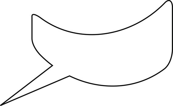 Thought or speech bubble. Could be used as a text space or in a comic strip