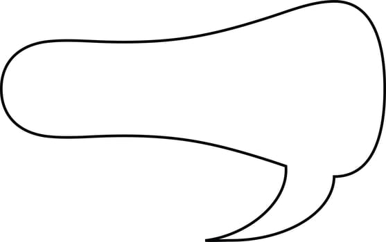Thought or speech bubble. Could be used as a text space or in a comic strip