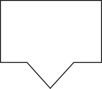 Thought or speech bubble. Could be used as a text space or in a comic strip