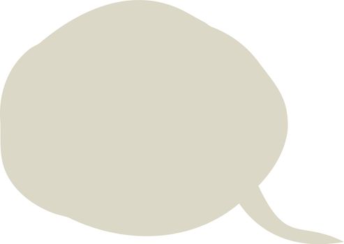 Thought or speech bubble. Could be used as a text space or in a comic strip