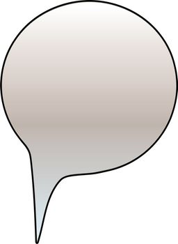 Thought or speech bubble. Could be used as a text space or in a comic strip