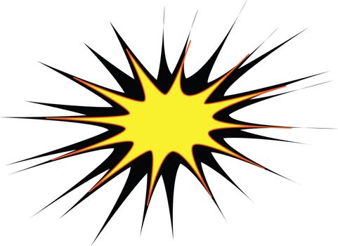 Thought or speech bubble. Could be used as a text space or in a comic strip