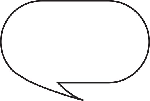 Thought or speech bubble. Could be used as a text space or in a comic strip