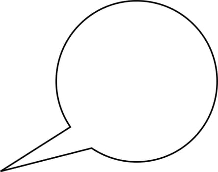 Thought or speech bubble. Could be used as a text space or in a comic strip