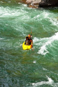 Kayaking in Norway. July 2010