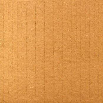 Brown corrugated cardboard sheet background