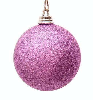 Christmas ornament ball isolated on white background