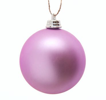 Christmas ornament ball isolated on white background