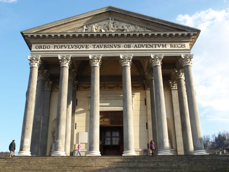 La Gran Madre church in Turin, Italy