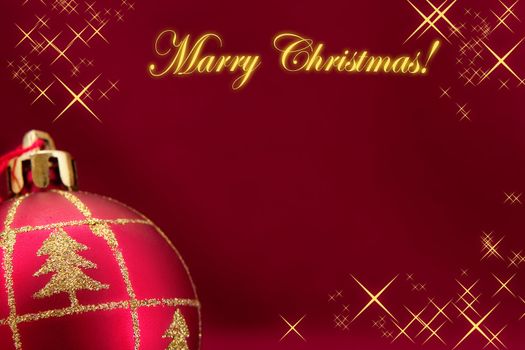 Solemn Christmas card for congratulations