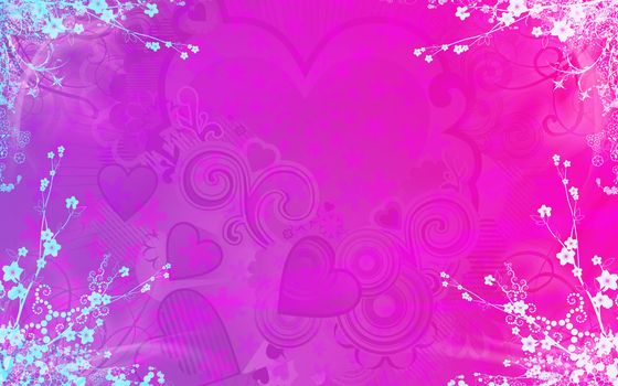 Background for the congratulations on St. Valentine's Day