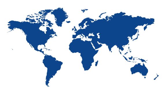 Map of the world
