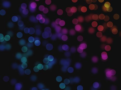 Round bokeh on a dark colored background. For ads, advertising or other purposes.