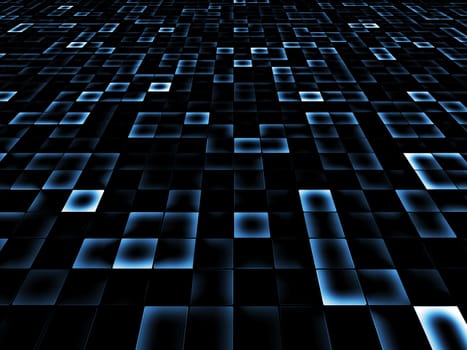 Dark tiles. Background for any purpose. Located in the perspective distortion.