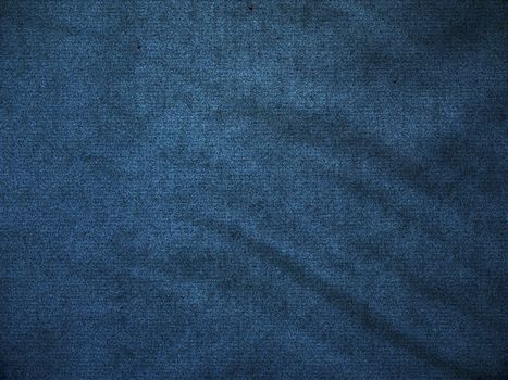 Texture denim. Cloth with small folds. Realistic fabric pattern for all purposes